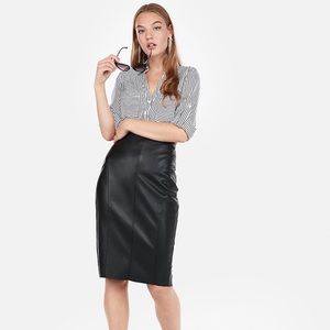 Pleather skirt